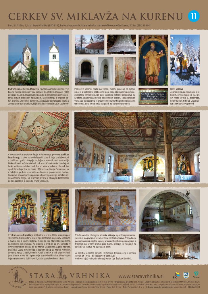 cerkev sv. nikolaja na kurenu format a0