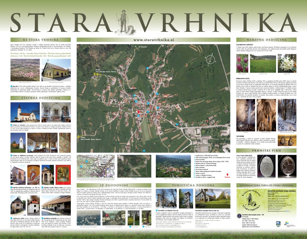 3 stara vrhnika tabla velika 2100 x 1630 mm dom ks 