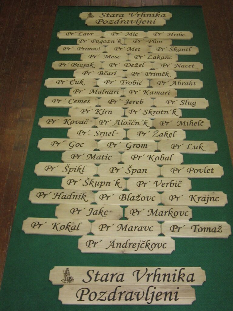 vaŠke table stara imena